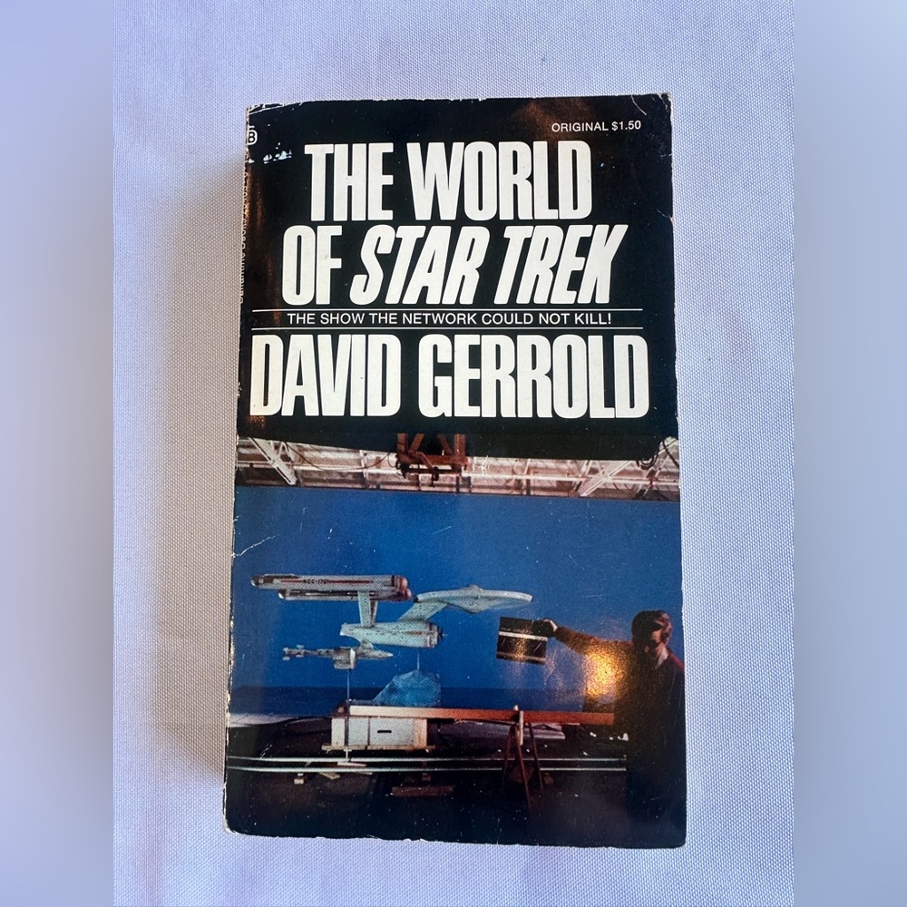 Vintage The World of Star Trek Paperback Book with Pictures 1973